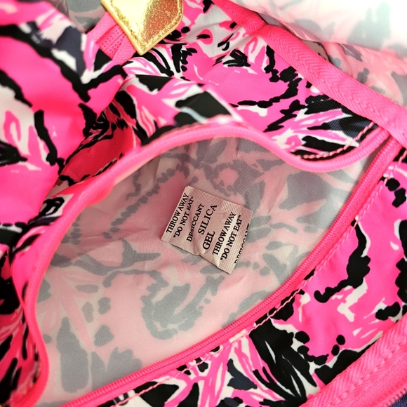 NWOT Lilly Pulitzer Printed Collapsible Getaway Packable Tote Beach Bag, Rare - Picture 6 of 16